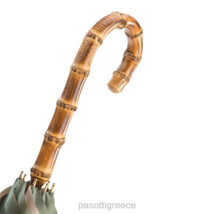 ομπρέλα | PASOTTI 397 991 b - ομπρέλα λεοπάρ με υπέροχο εσωτερικό και λαβή από μπαμπού διπλό ύφασμα 2N6B8403 για άνδρες και γυναίκες